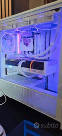 PC Gaming High-End White Build Ryzen 9800X3D + RTX