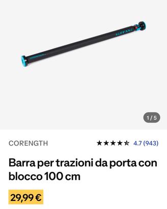 Barra per trazioni da porta 