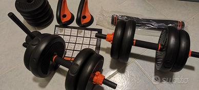 Kit Set Dischi Pesi Manubri Bilanciere Nuovo