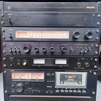 Impianto stereo anno 70 - Philips Tulipano Nero