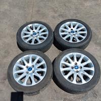 KIT SET TRENO CERCHI IN LEGA FORD BMAX B MAX 16
