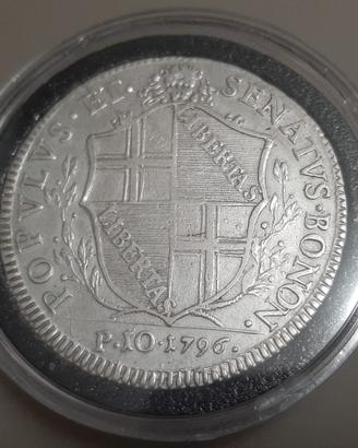 Scudo d'argento Governo Popolare di Bologna 1796