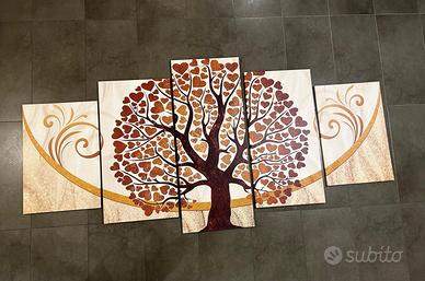 Quadro stampa su tela: albero della vita