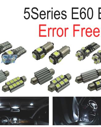 KIT 18 LAMPADE LED INTERNE BMW E60 E61 M5 520I 523