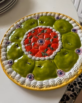 Piatto centrotavola porta torta