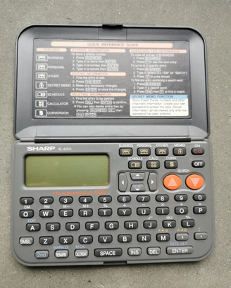 Sharp organizzatore / agenda elettronico
