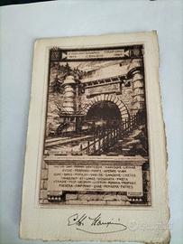 cartolina aut. E. Stampini Traf.Cenisio numerata