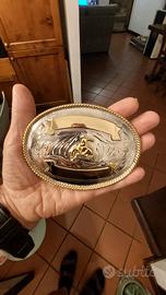 fibbia per cintura in stile western
