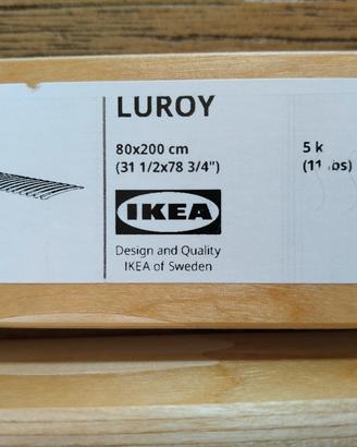 Base a doghe Ikea LUROY 80x200