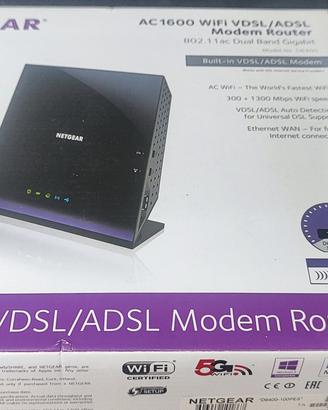 Modem Router Netgear D6400 - AC1600 - WIFI - VDSL