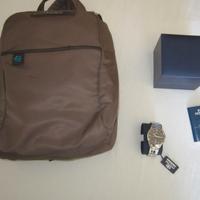 ZAINO-PIQUADRO LINEA-3+OROLOGIO FESTINA CLAS-METAL