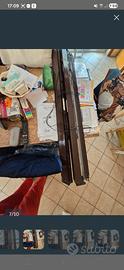 Coppia di zanzariere metallo praticamente nuove x