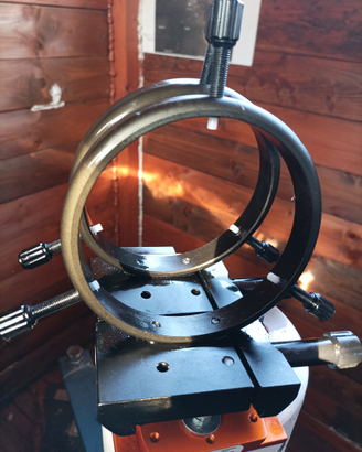 Anelli per telescopio+ barra a coda di rondine