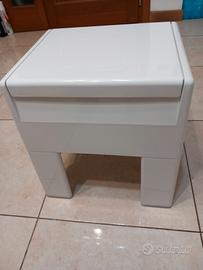 sgabelo bianco 70/80 firmato