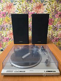Giradischi Technics + diffusori Technics