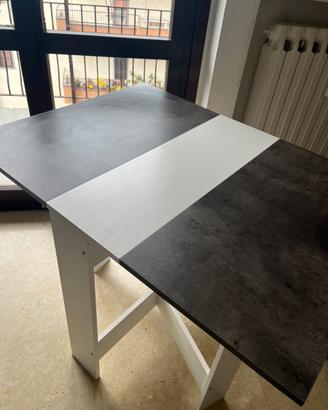 Tavolo a ribalta salvaspazio moderno – Bicolore