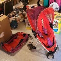 Passeggino ripiegabile con borsa per trasporto
