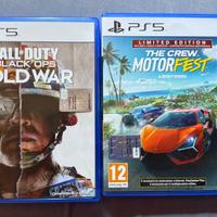 CALL OF DUTY COLD WAR & MOTORFEST PS5