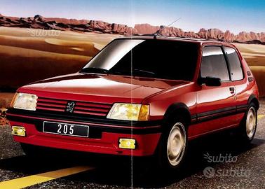 Dépliant Peugeot 205 1.9 GTI