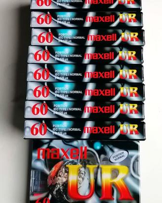 10 Musicassette Vintage MAXELL UR 60