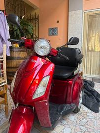 Scooter elettrico 3 ruote per anziani  – Rosso