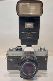 CANON FTb QL + 50 mm + FLASH