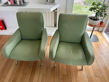 Coppia poltrone Lady Zanuso per Arflex