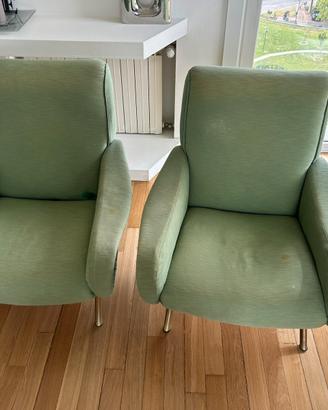 Coppia poltrone Lady Zanuso per Arflex