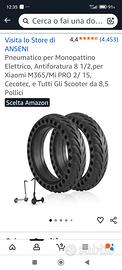 pneumatici anti foratura monopattino elettricco