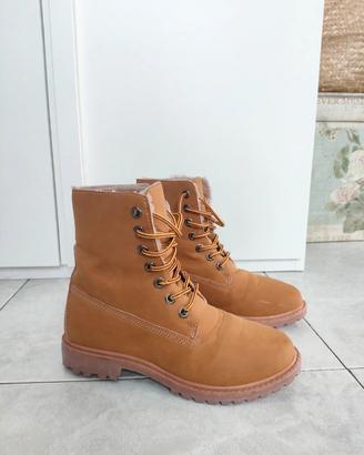 Anfibi Invernali Donna Tg 38 Cammello 
