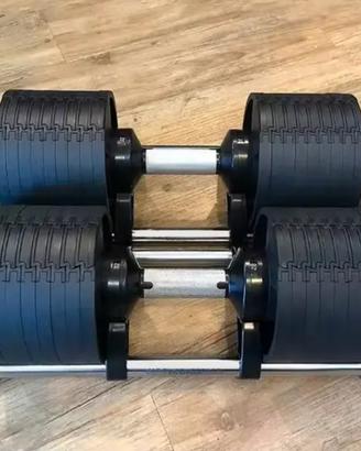 coppiad di manubri regolabili 32kg