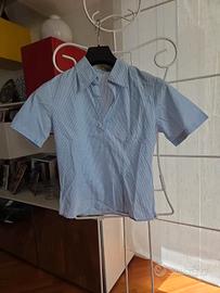 Fresca camicia da donna in cotone taglia 42