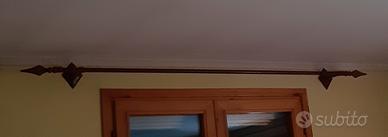 bastoni per tende color rame