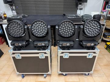 Wash V-Show zoom LED 37x15W RGBW 4in1 + Flightcase
