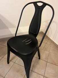 Sedie ferro stile industriale