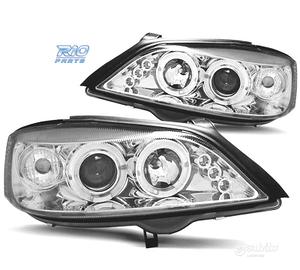 FARI OPEL ASTRA G 97-04 ANGEL EYES FONDO CROMATO