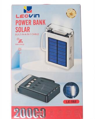 LEOVIN Power Bank Solar 20000 mAh
