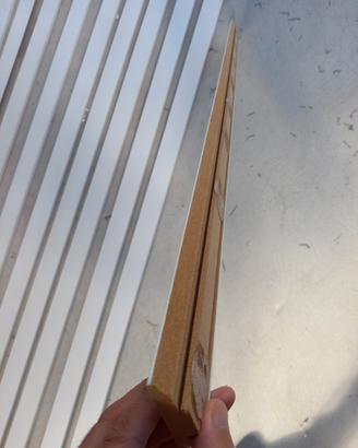 Battiscopa Bianco in mdf