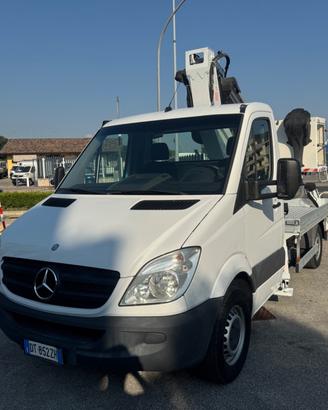 Mercedes sprinter 2.2 piattaforma oil e stell 18 m