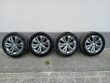 Cerchi Lega Peugeot e 208 Elborn 16 + gomme 195/55