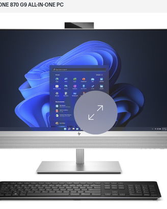 Hp Eliteone 870 g9 all in one 27"