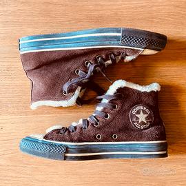 Scarpe CONVERSE All Star tg.38 camoscio pelliccia Abbigliamento e Accessori In vendita a Torino