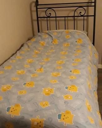 letto singolo in ferro battuto