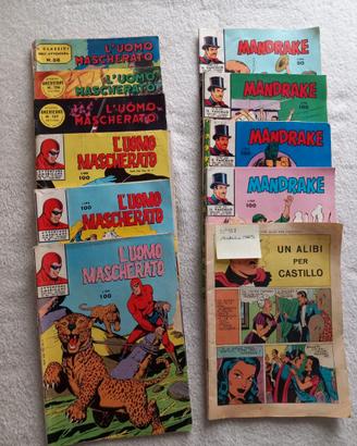 11 fumetti anni '60 Mandrake e Uomo Mascherato
