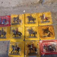 soldatini a cavallo in piombo
