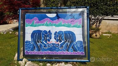 Quadro Cornice Batik Tanzania