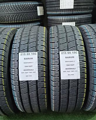 4 GOMME 215 65 15C BARUM INV RIF2769