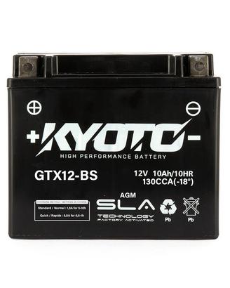 BATTERIA KYOTO GTX12-BS AGM 12V 10AH CCA 130 PER S