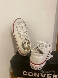 Converse 2024 bianche neonato