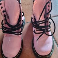 Dr Martens  stivaletto pelle vernice rosa nr 37